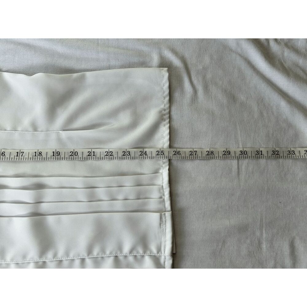 Yves St. Clair Pleated White Long Sleeve Collared Blouse, Size 14, Button Down - Picture 3 of 10